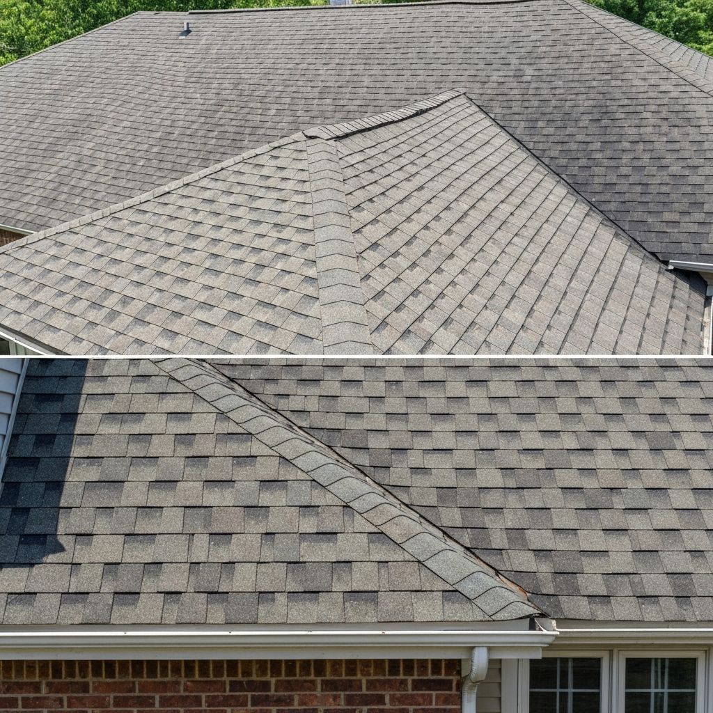 New roof installation